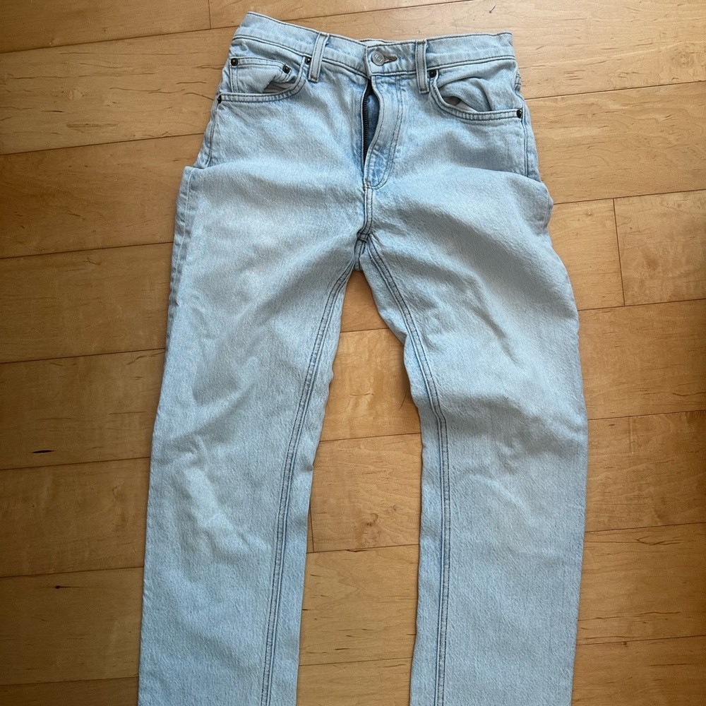 Reformation light wash jeans